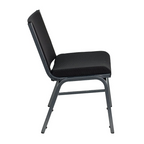 Big & Tall Fabric Stack Chair 1000 lb Capacity – Heavy Duty Armless Guest Chair with Steel Frame, Stackable
